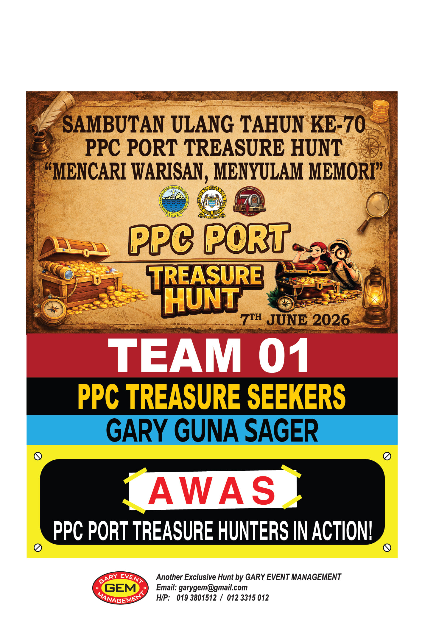 PPC Port Treasure Hunt 2026